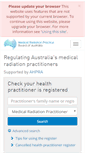 Mobile Screenshot of medicalradiationpracticeboard.gov.au